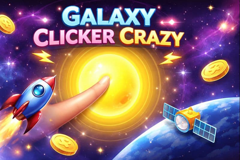 Visual do Galaxy Clicker Crazy
